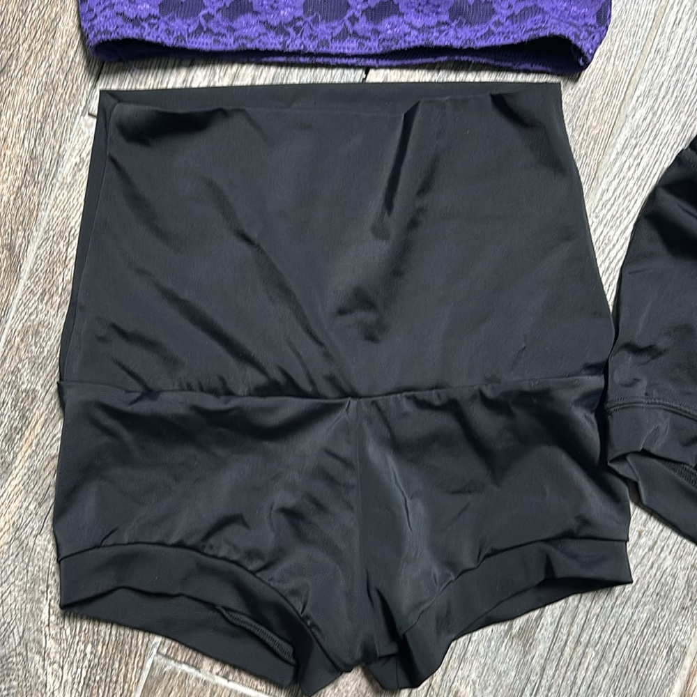 Balera dance wear bundle. 2 dance shorts. 1 top. Med - Picture 2 of 5